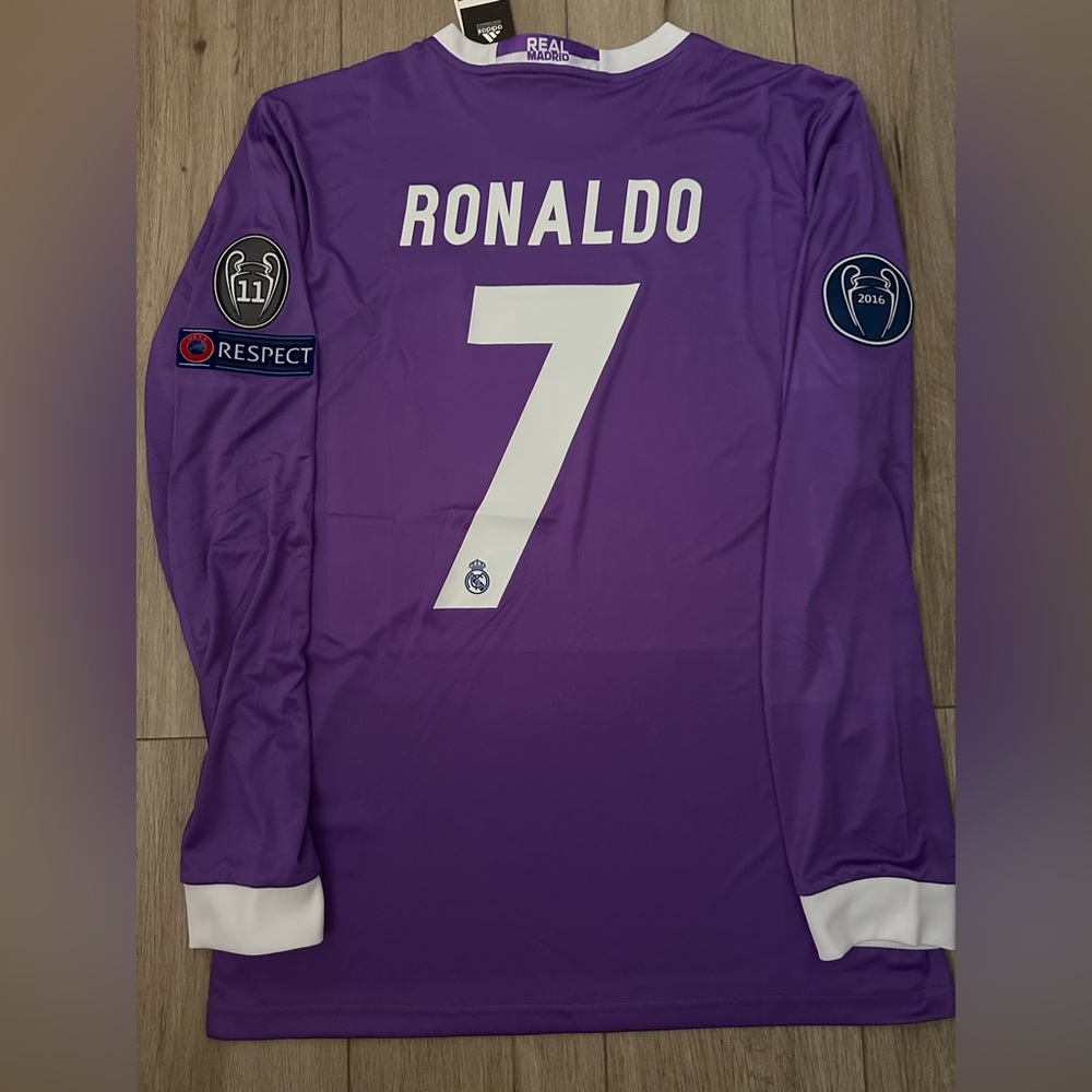Adidas Purple Ronaldo Jersey